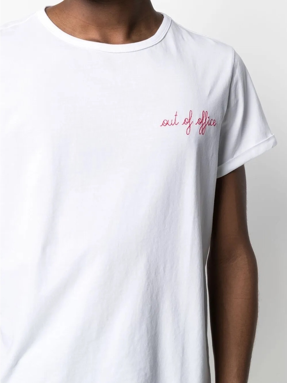 Maison Labiche White 'Out of Office' Short Sleeve Tee